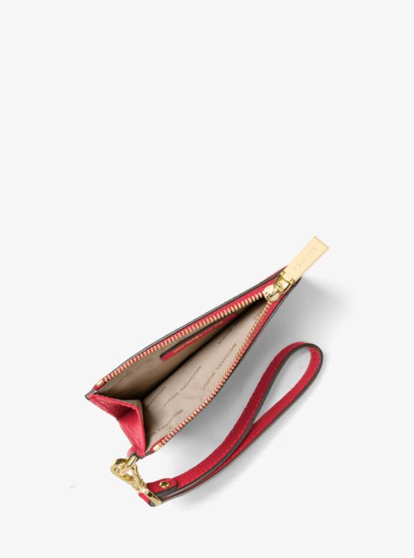 Damske Penazenky Michael Kors Leather Coin Purse Červené - Doplnky Michael Kors Lacne | VQCRT-7165